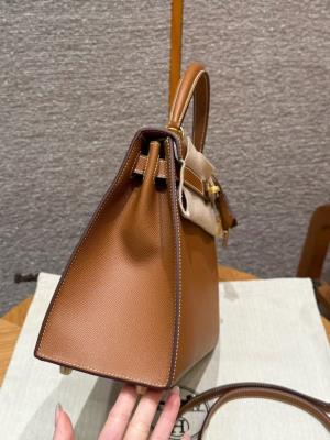 wholesale quality hermes kelly 28 epsom sellier gold ghw